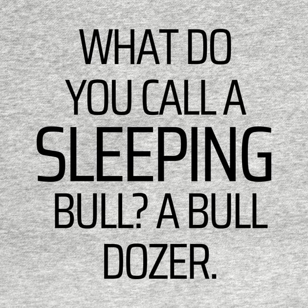 What Do You Call A Sleeping Bull? by JokeswithPops